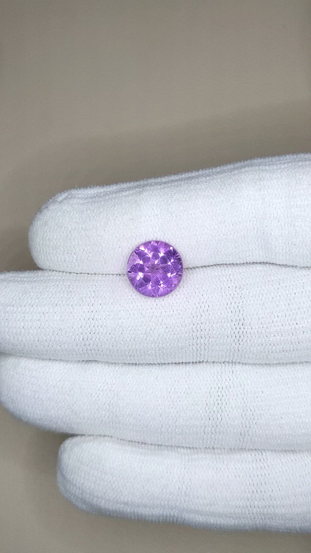 3.00 Ct. Purple Amethyst from Brazil Size Video