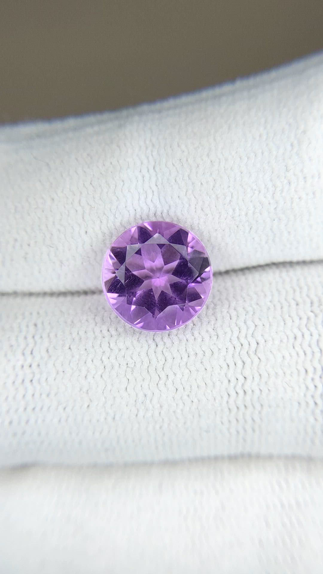 3.00 Ct. Purple Amethyst from Brazil Size Video