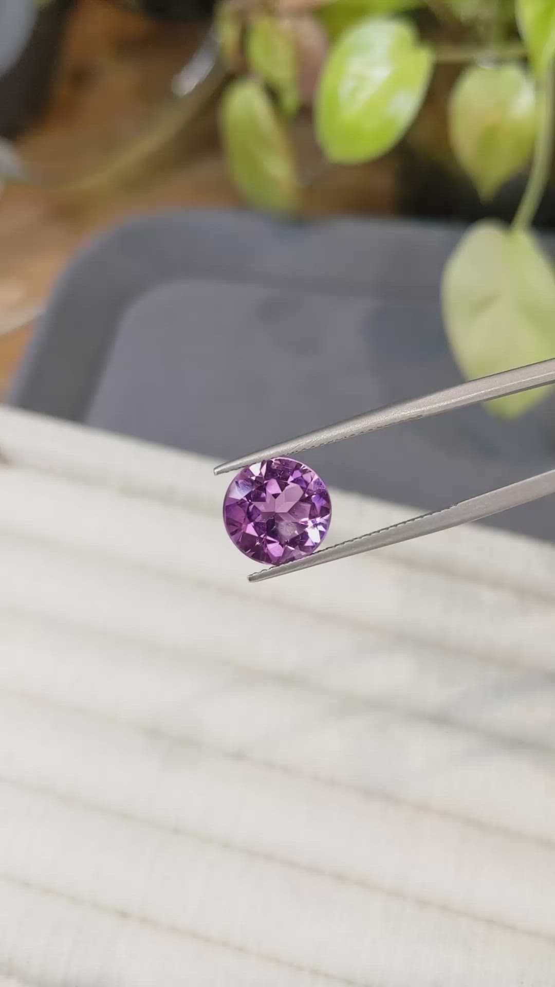 3.00 Ct. Purple Amethyst from Brazil Size Video