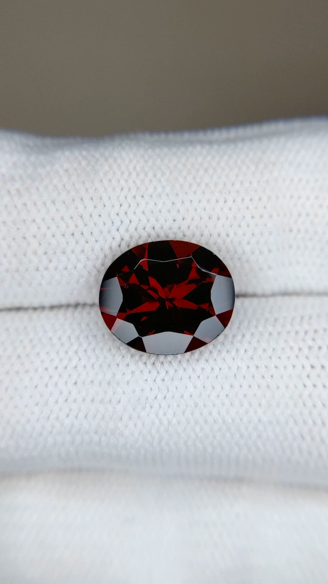 4.88 Ct. Red Garnet from Tanzania Size Video