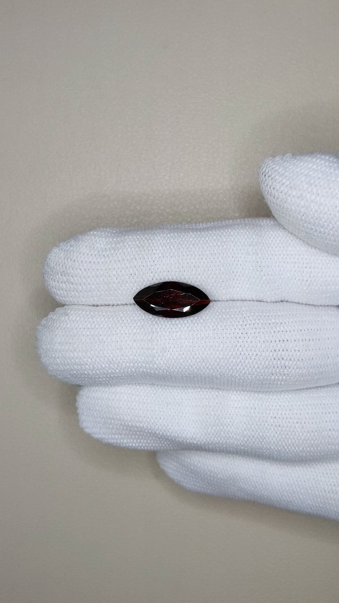 4.00 Ct. Orangish Red Garnet from Tanzania Size Video