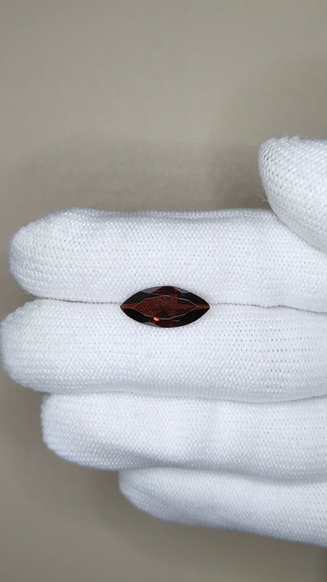 3.16 Ct. Brownish Red Garnet from Tanzania Size Video