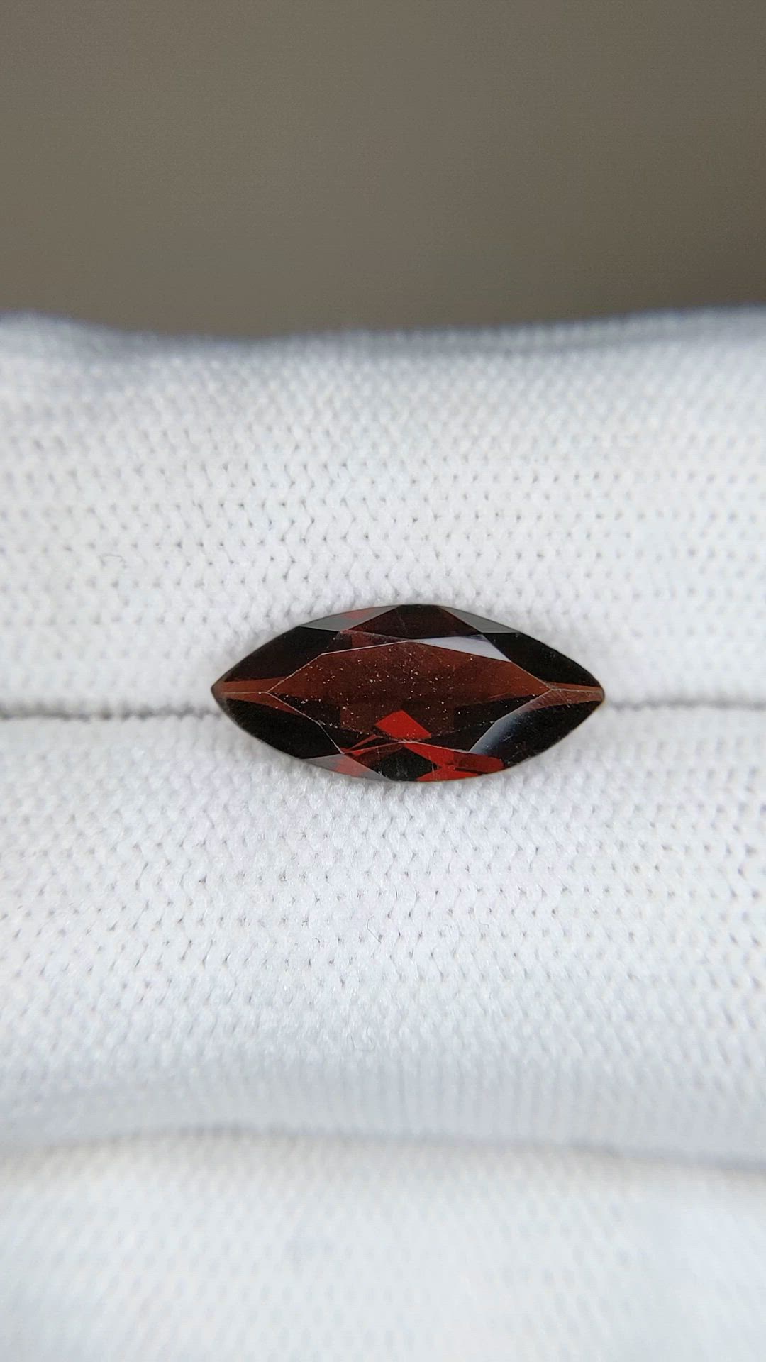 3.16 Ct. Brownish Red Garnet from Tanzania Size Video