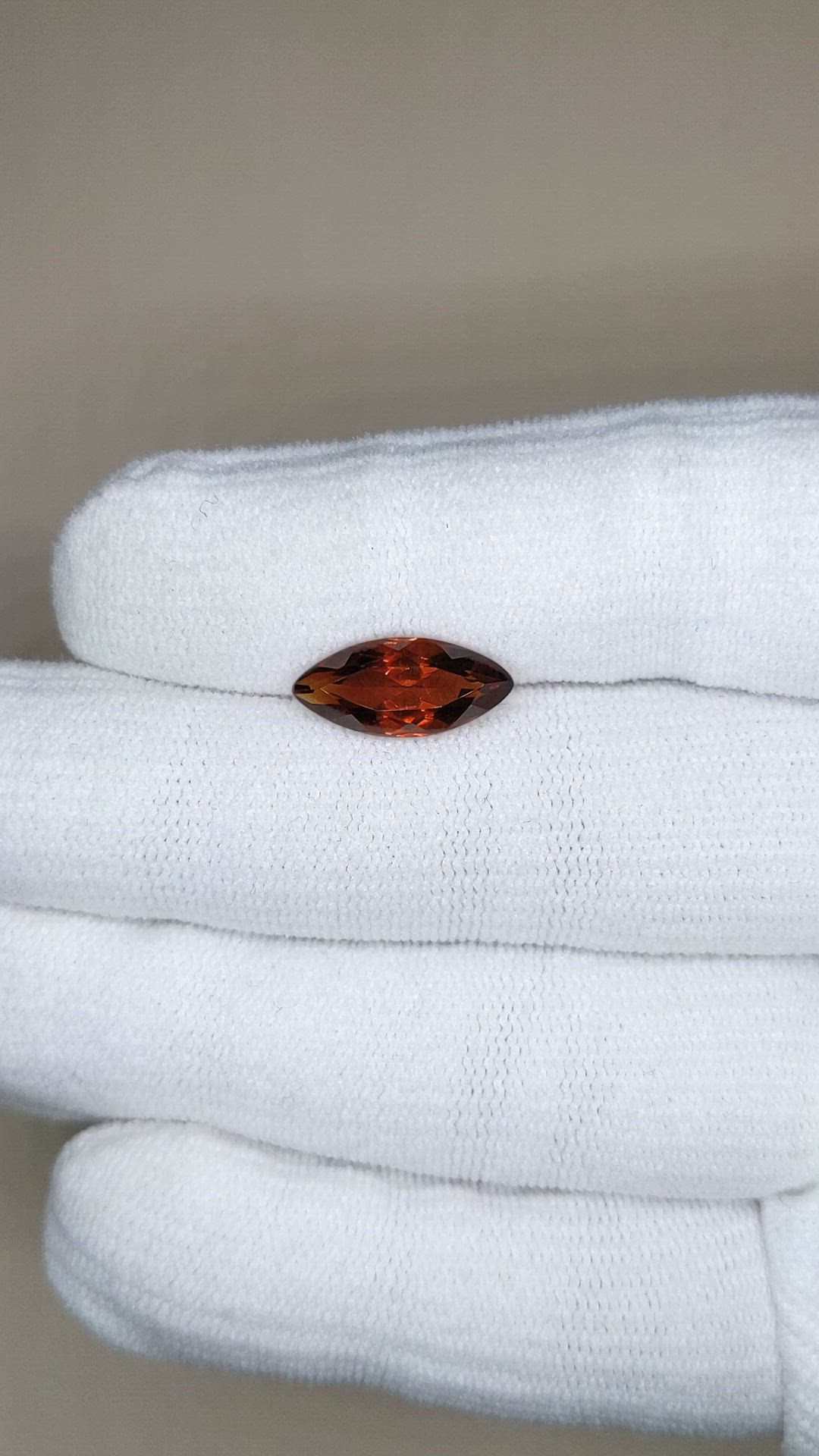 2.57 Ct. Brownish Red Citrine from Brazil Size Video