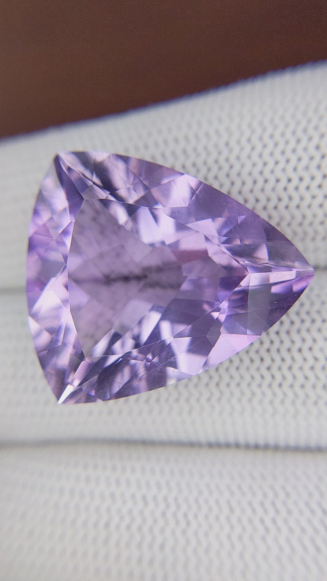 33.90 Ct. Purple Amethyst from Brazil Size Video