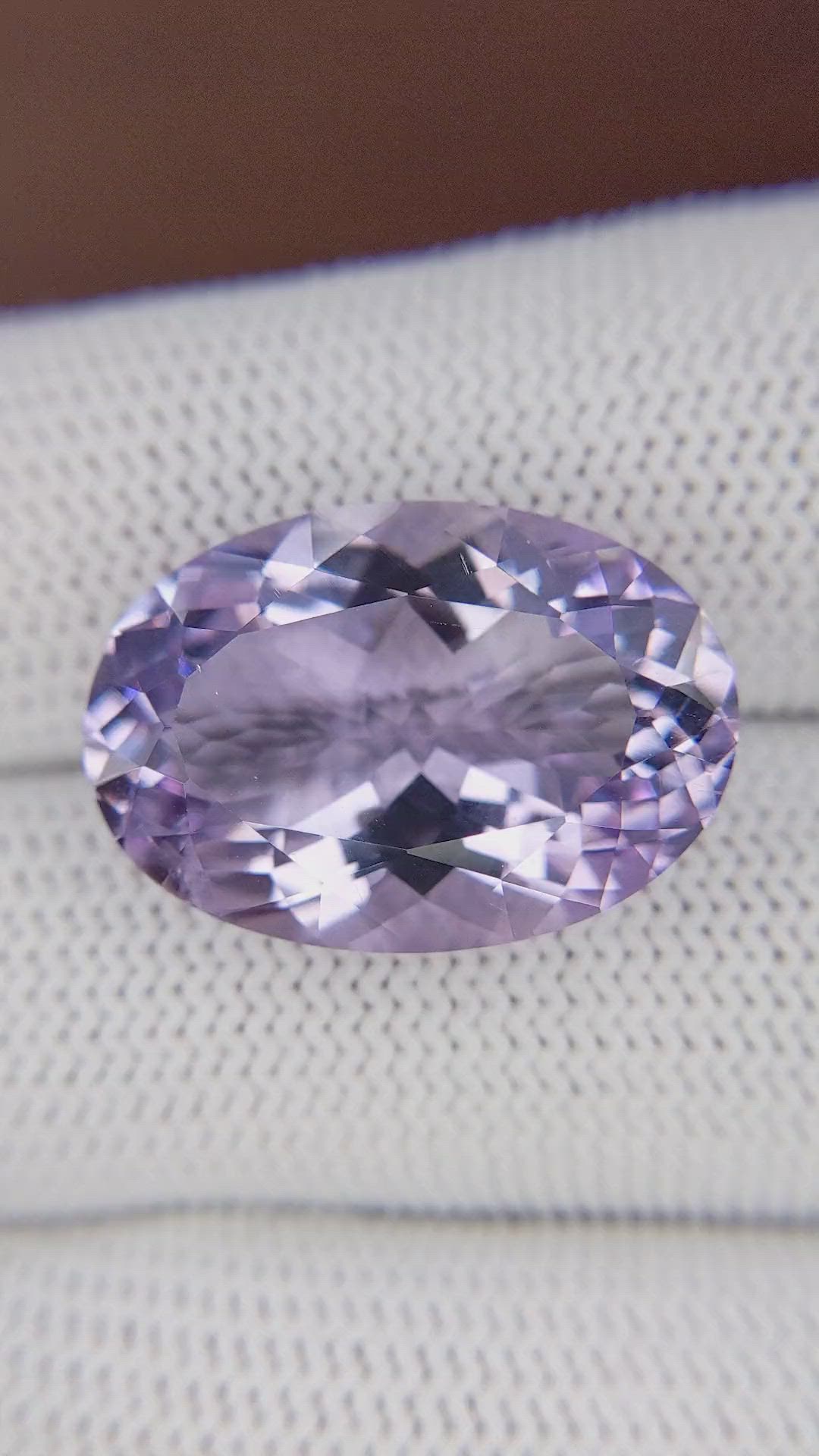 18.63 Ct. Purple Amethyst from Madagascar Size Video