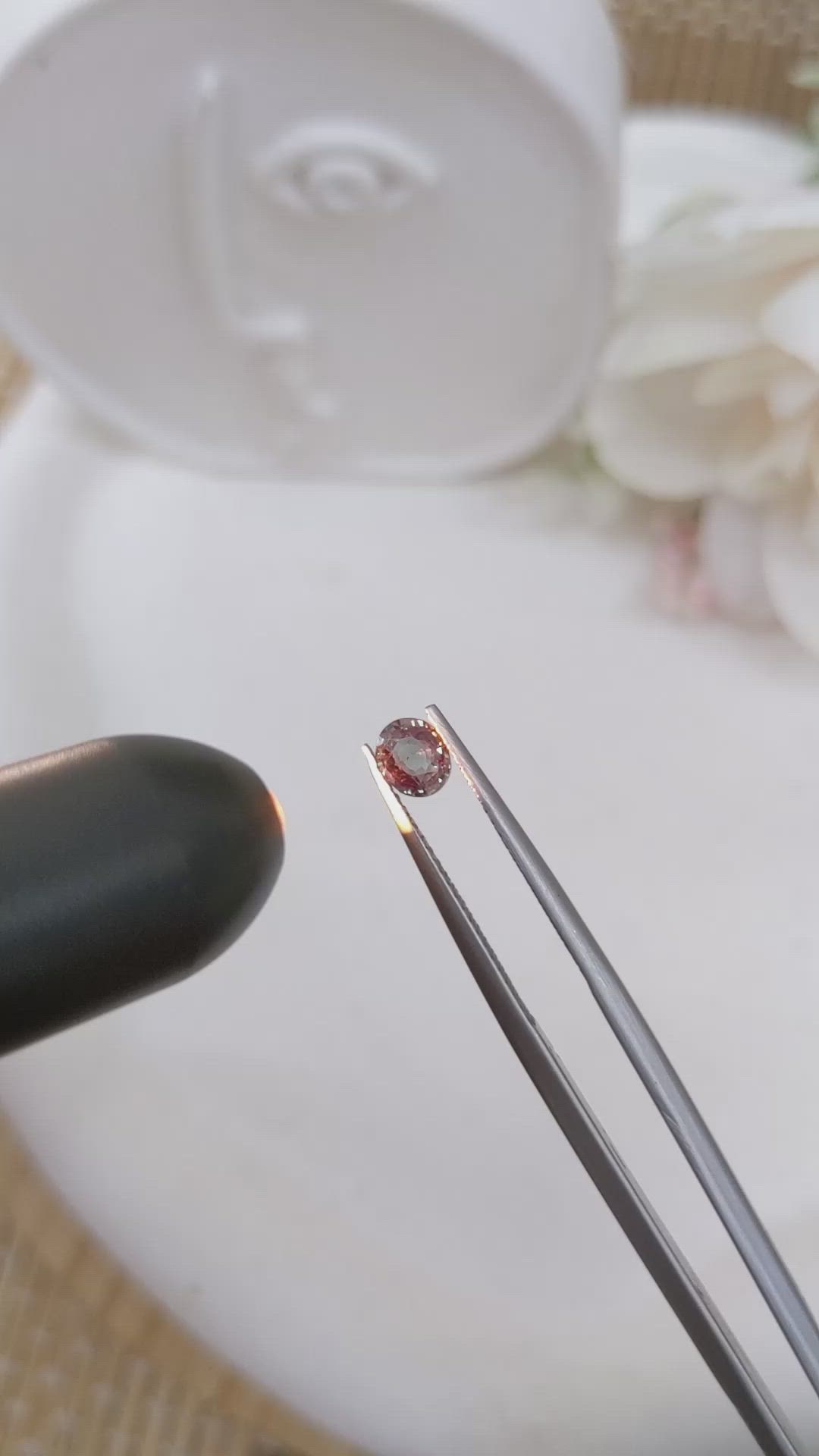0.54 Ct. Alexandrite from Ceylon (Sri Lanka) Size Video