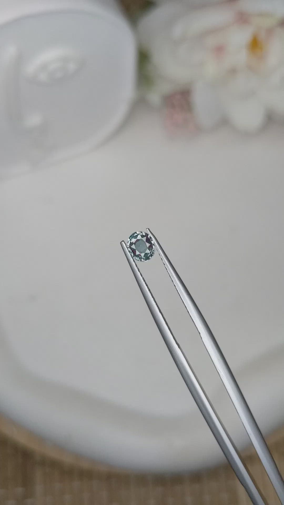 0.54 Ct. Alexandrite from Ceylon (Sri Lanka) Size Video