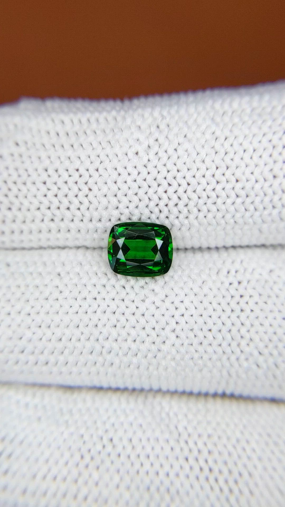 1.12 Ct. Tsavorite Garnet from Madagascar Size Video