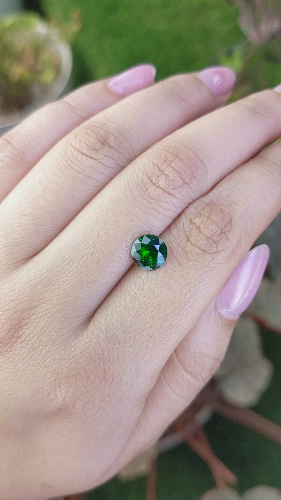 1.45 Ct. Tsavorite Garnet from Madagascar Size Video