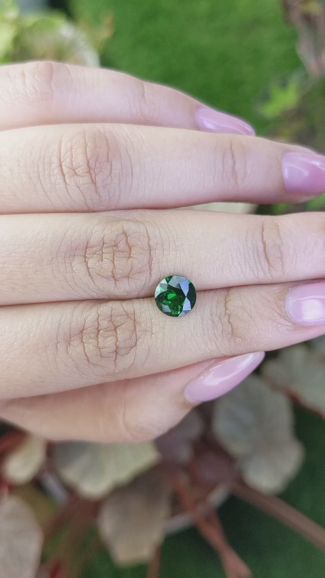 1.45 Ct. Tsavorite Garnet from Madagascar Size Video