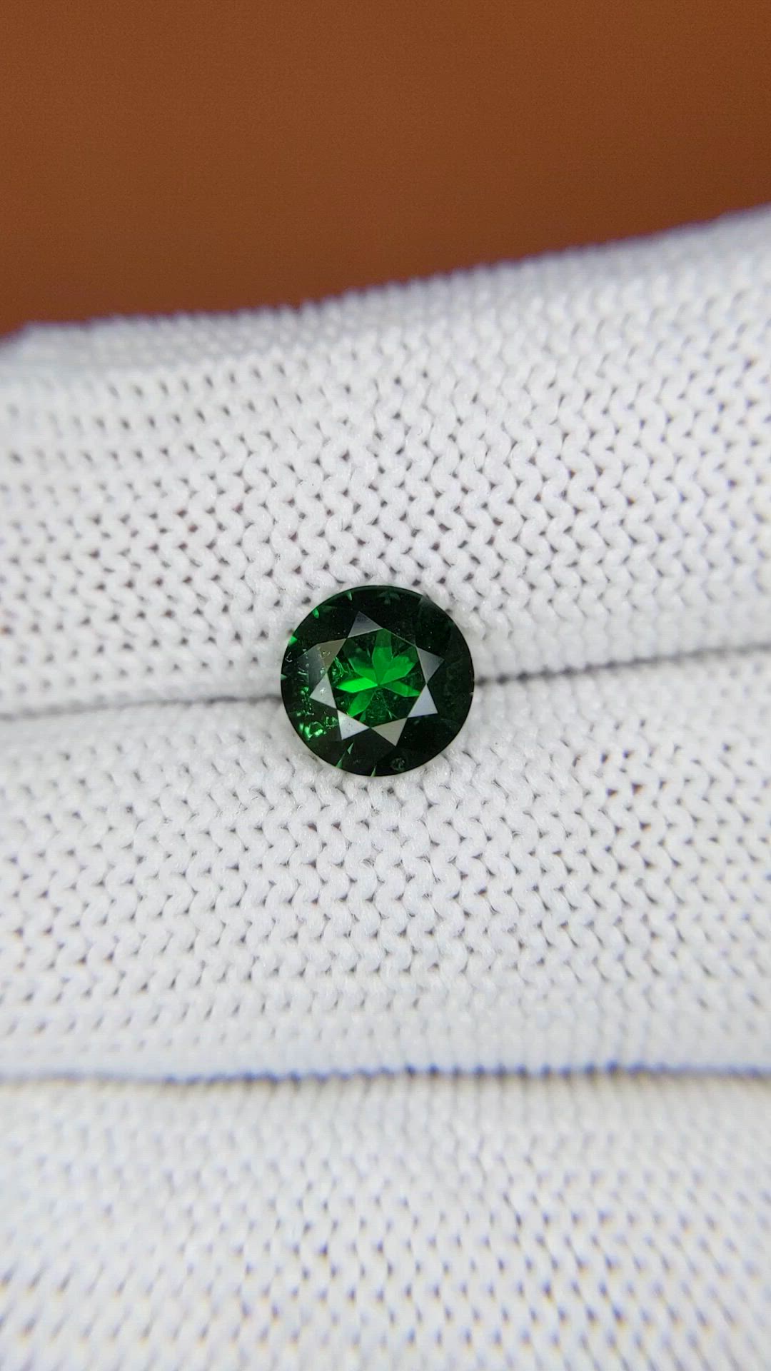 1.45 Ct. Tsavorite Garnet from Madagascar Size Video