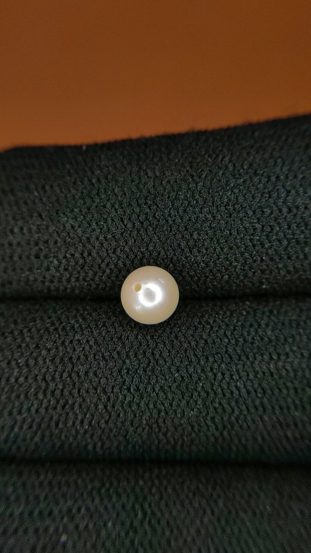 1.19 Ct. Cream Edison Pearl from China Size Video