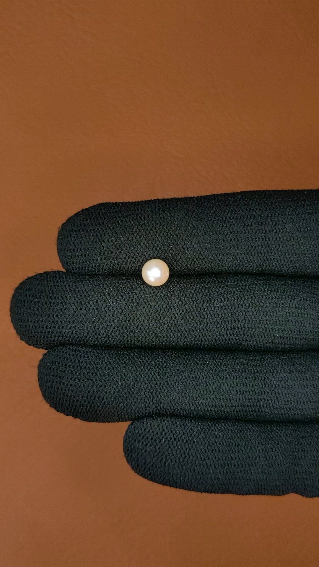 1.30 Ct. Cream Edison Pearl from China Size Video