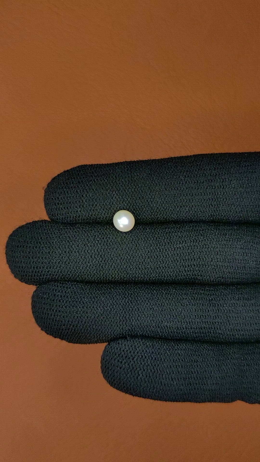 1.16 Ct. Cream Edison Pearl from China Size Video