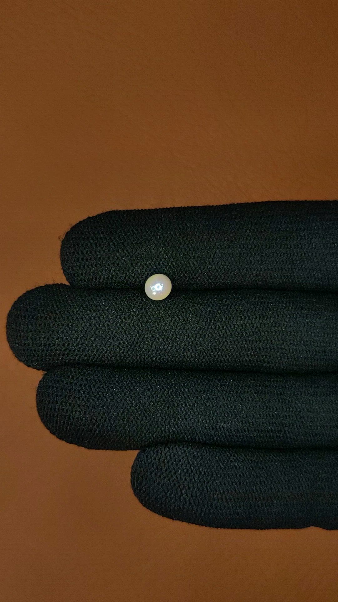 0.95 Ct. Cream Edison Pearl from China Size Video
