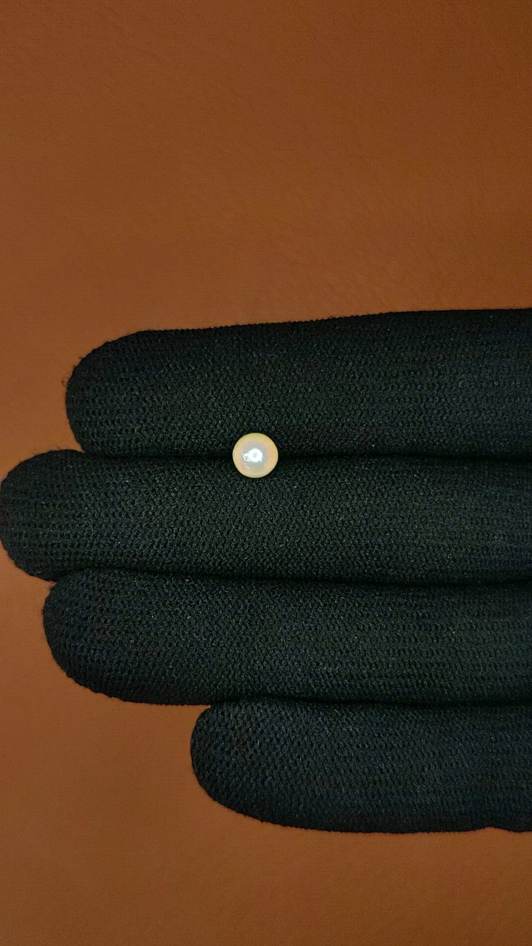 1.19 Ct. Cream Edison Pearl from China Size Video