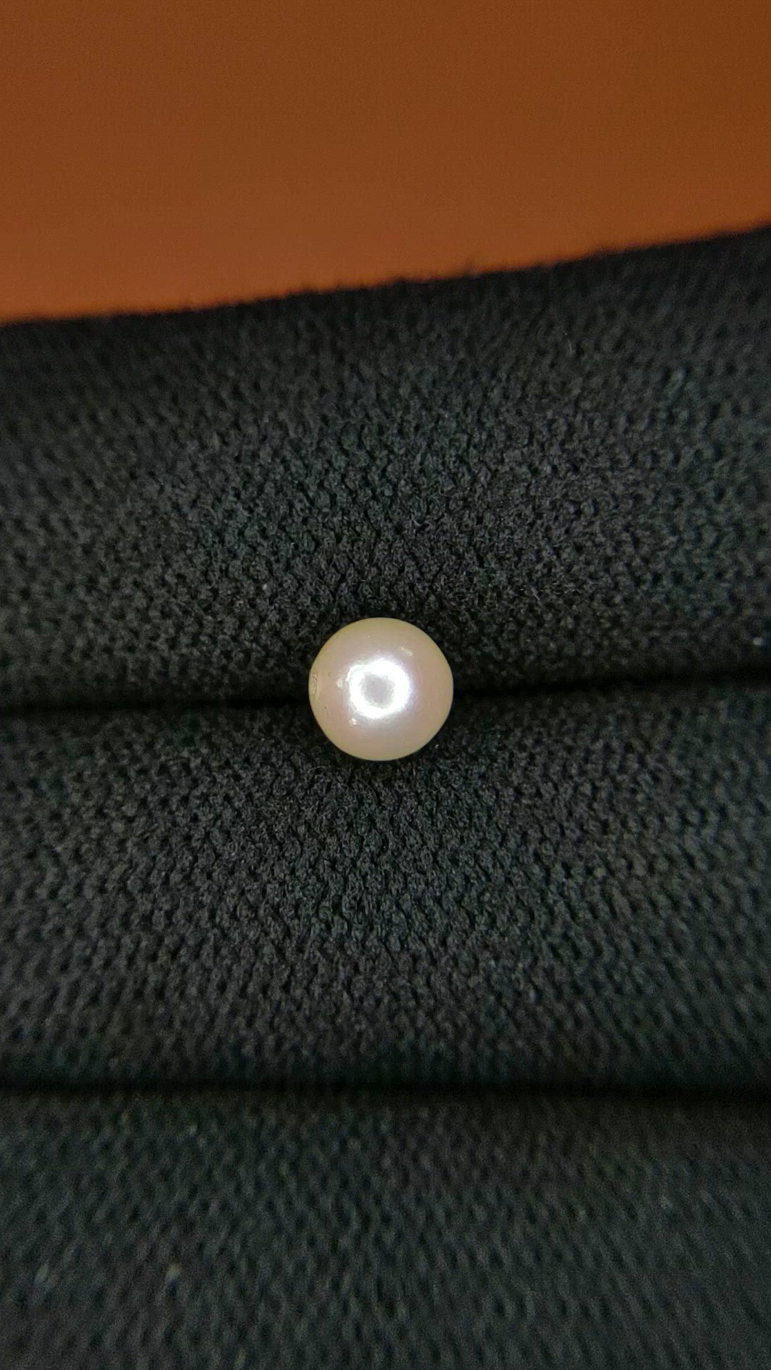 1.19 Ct. Cream Edison Pearl from China Size Video