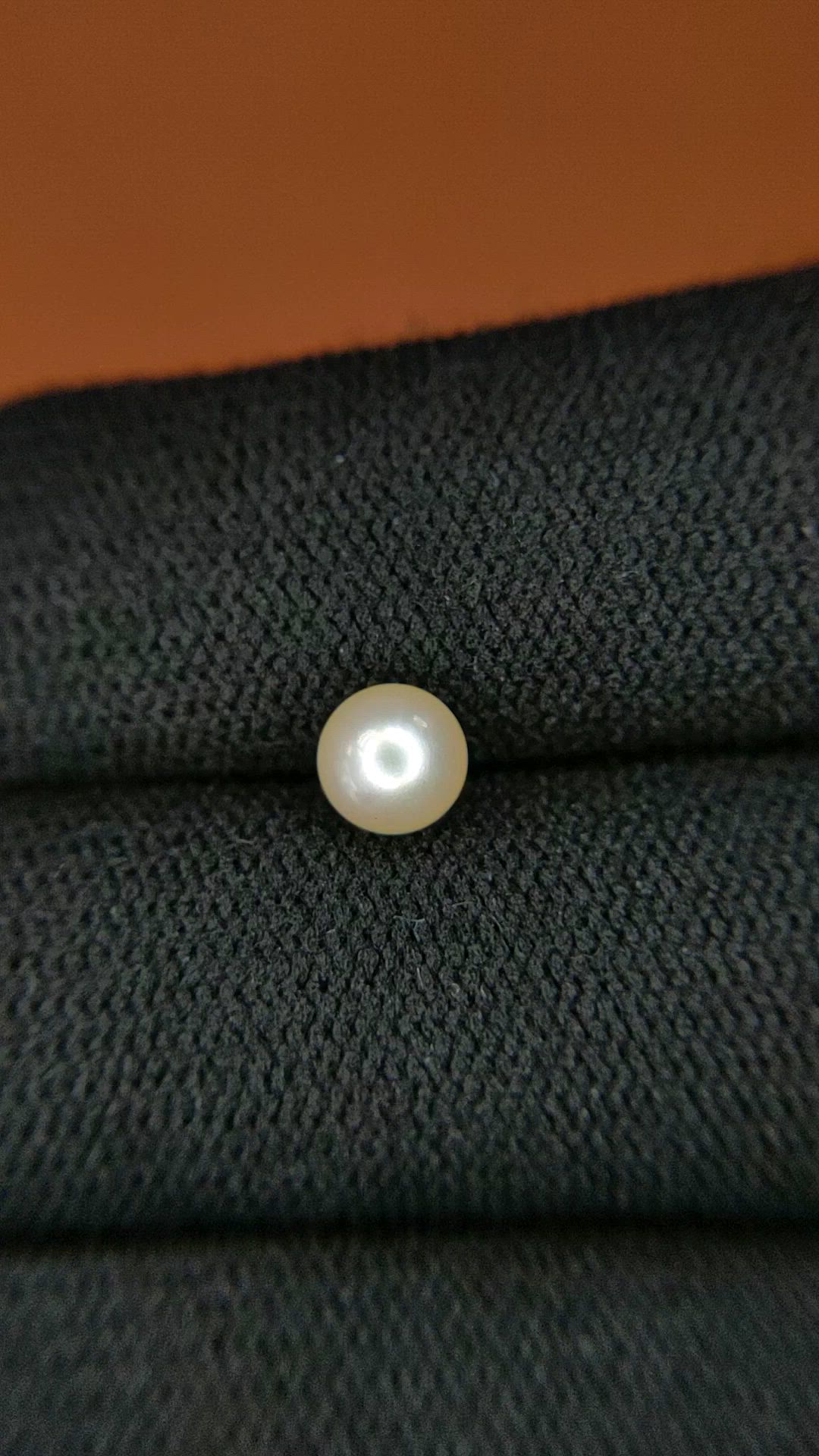 1.19 Ct. Cream Edison Pearl from China Size Video