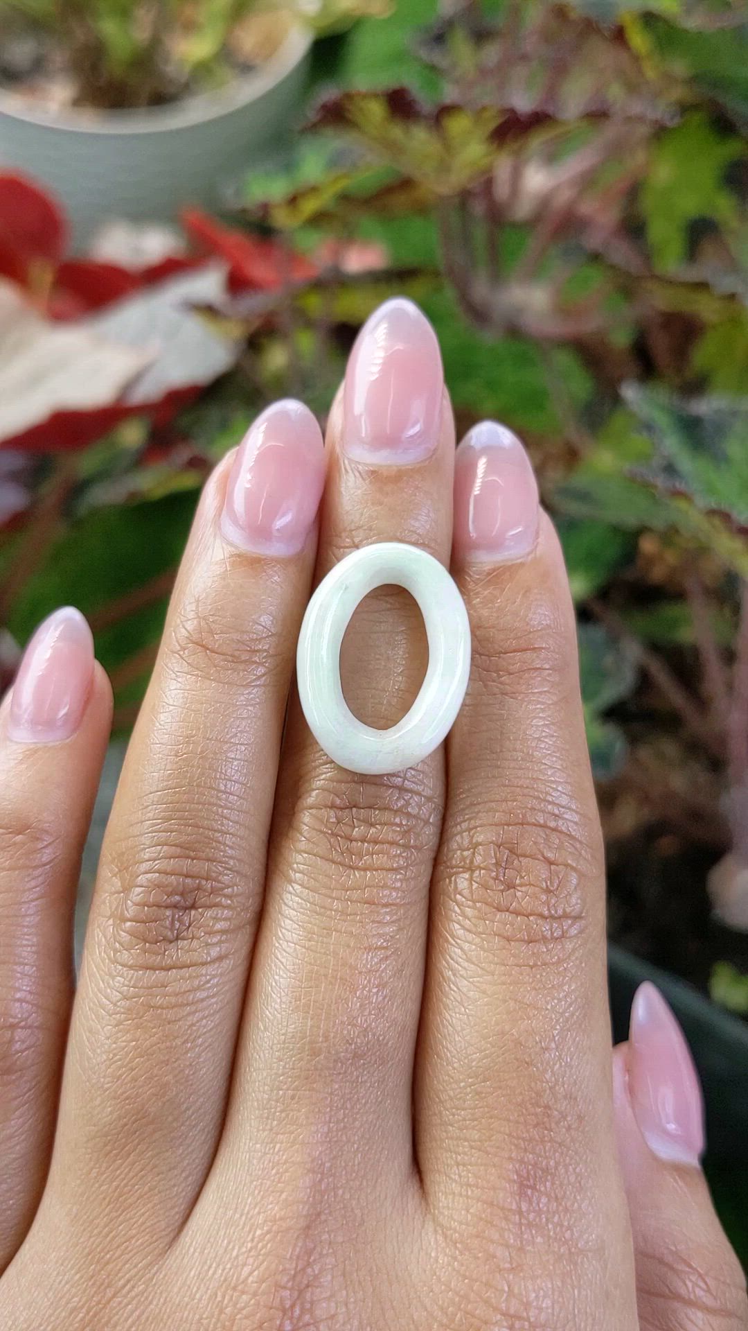 12.18 Ct. Yellowish Green Jade from China Size Video