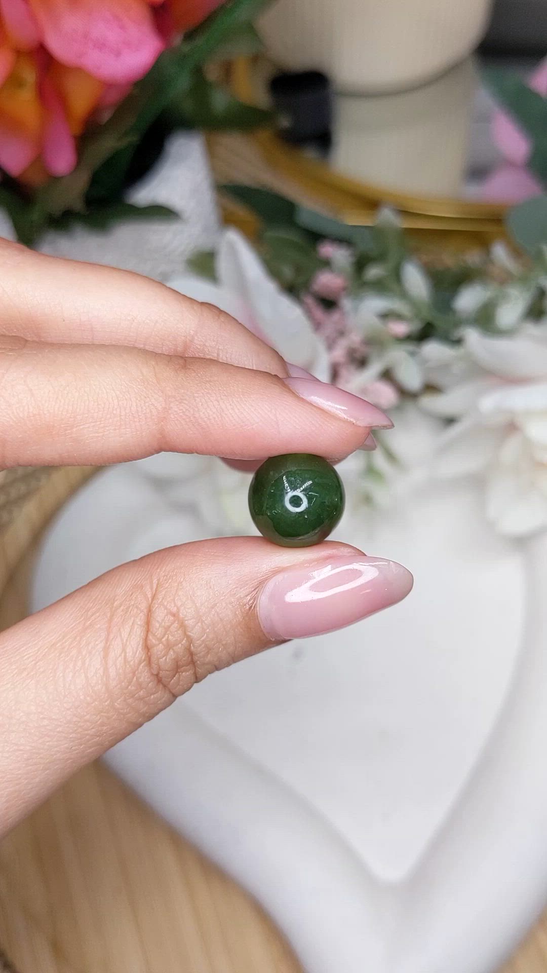 13.20 Ct. Green Jade from Burma (Myanmar) Size Video
