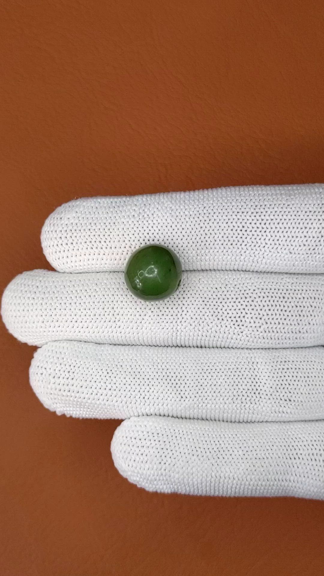 12.83 Ct. Green Jade from China Size Video