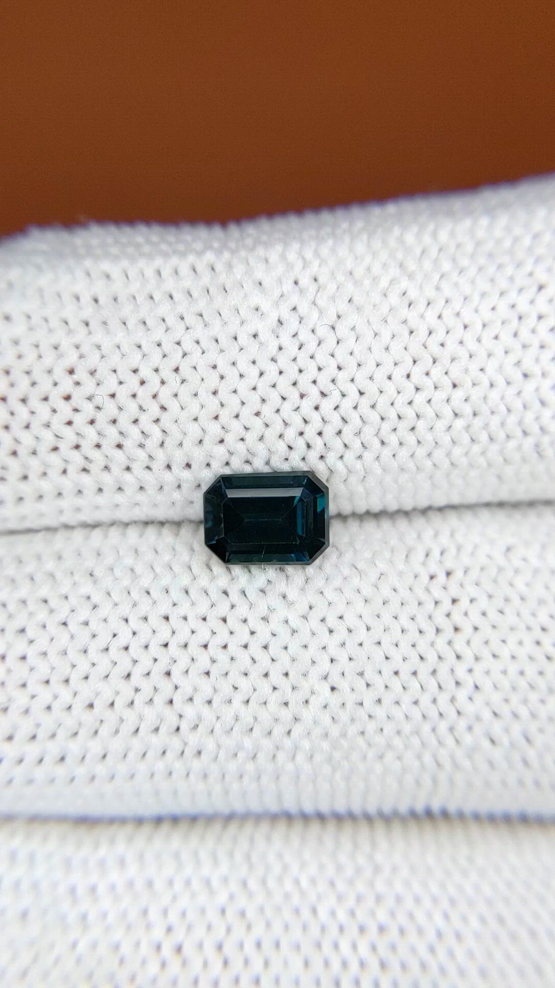 0.88 Ct. Greenish Blue Spinel from Ceylon (Sri Lanka) Size Video
