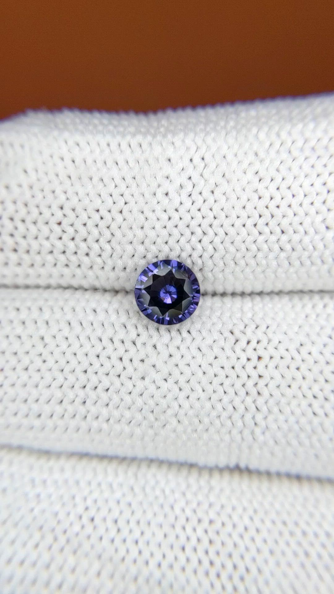 0.83 Ct. Bluish Purple Spinel from Ceylon (Sri Lanka) Size Video