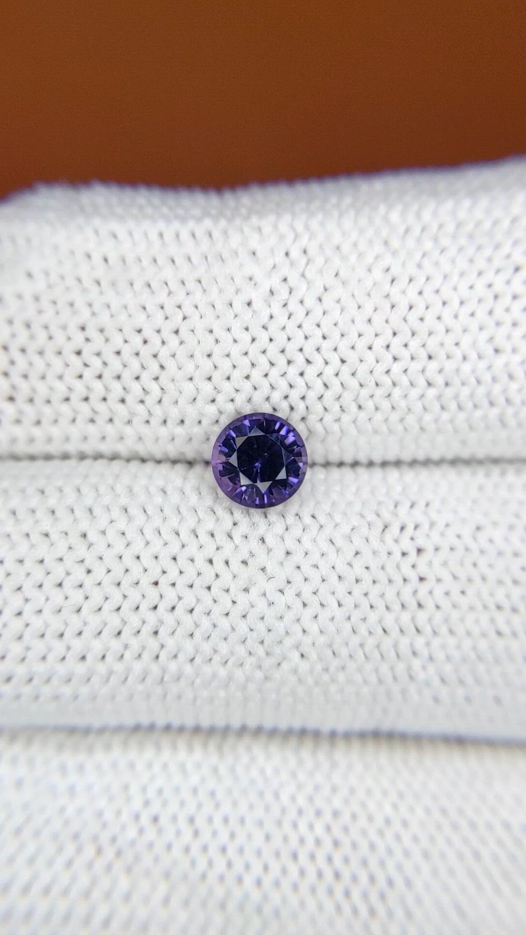 0.82 Ct. Purple Spinel from Ceylon (Sri Lanka) Size Video