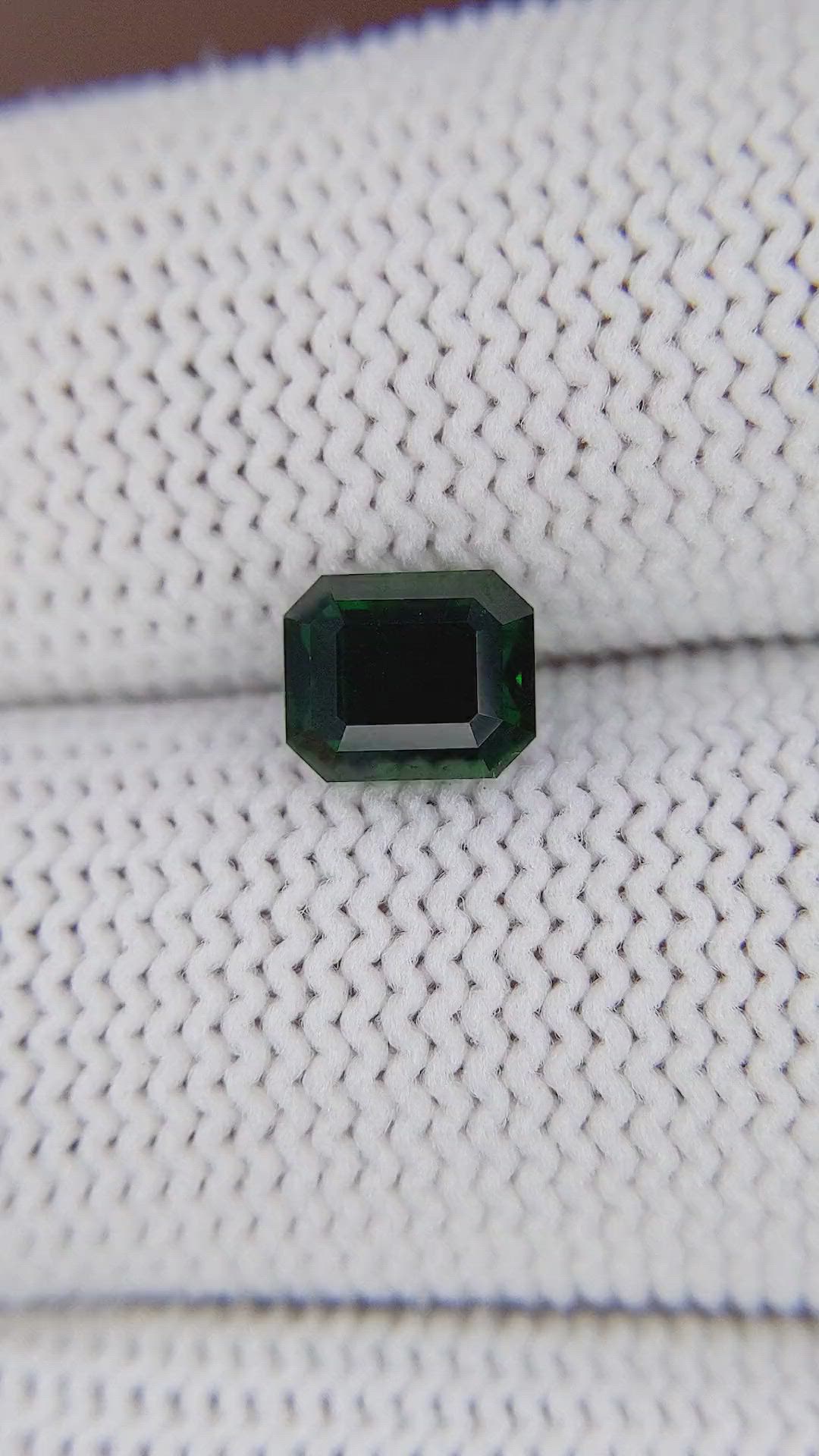 1.61 Ct. Tsavorite Garnet from Tanzania Size Video