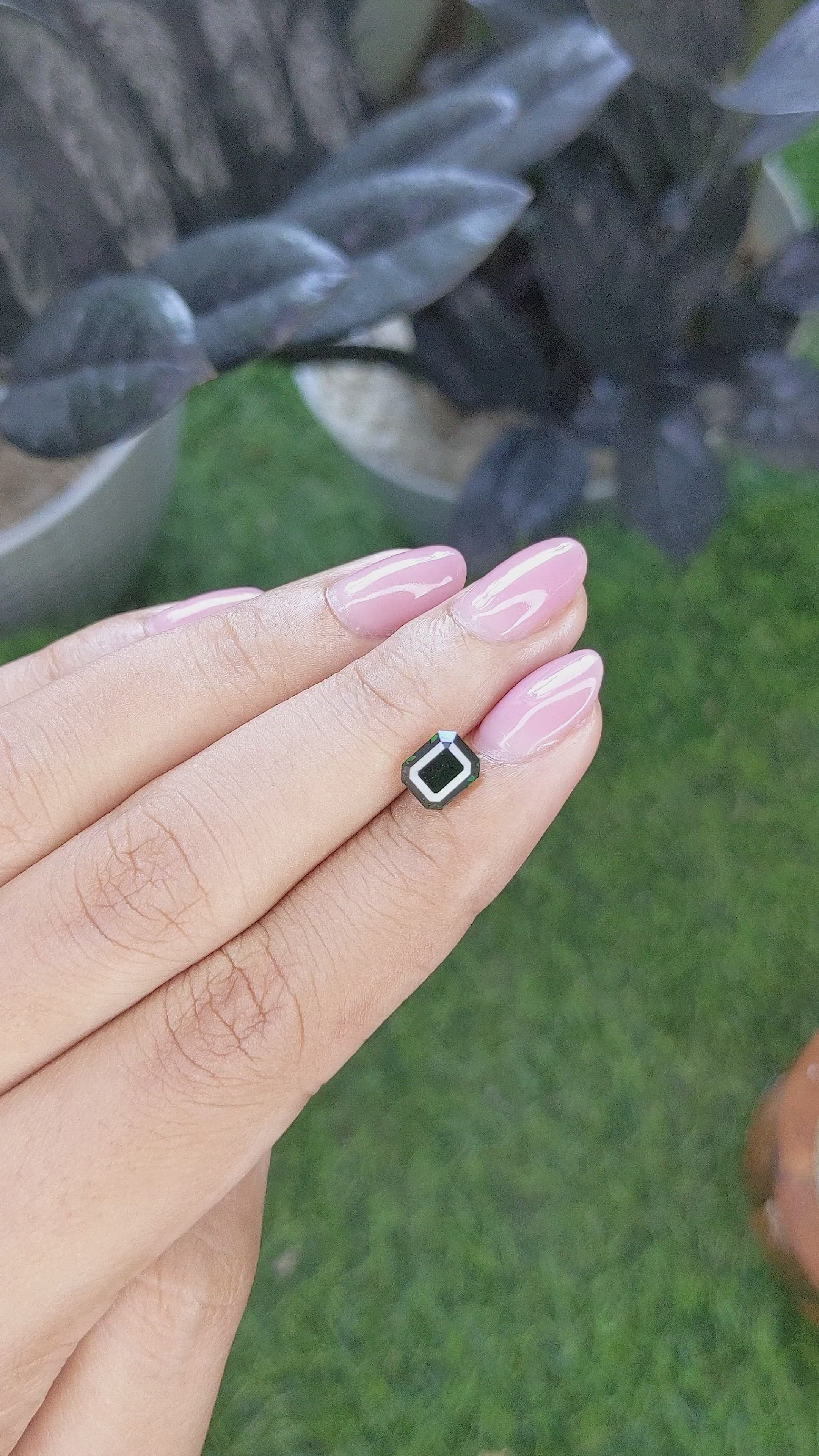 1.61 Ct. Tsavorite Garnet from Tanzania Size Video