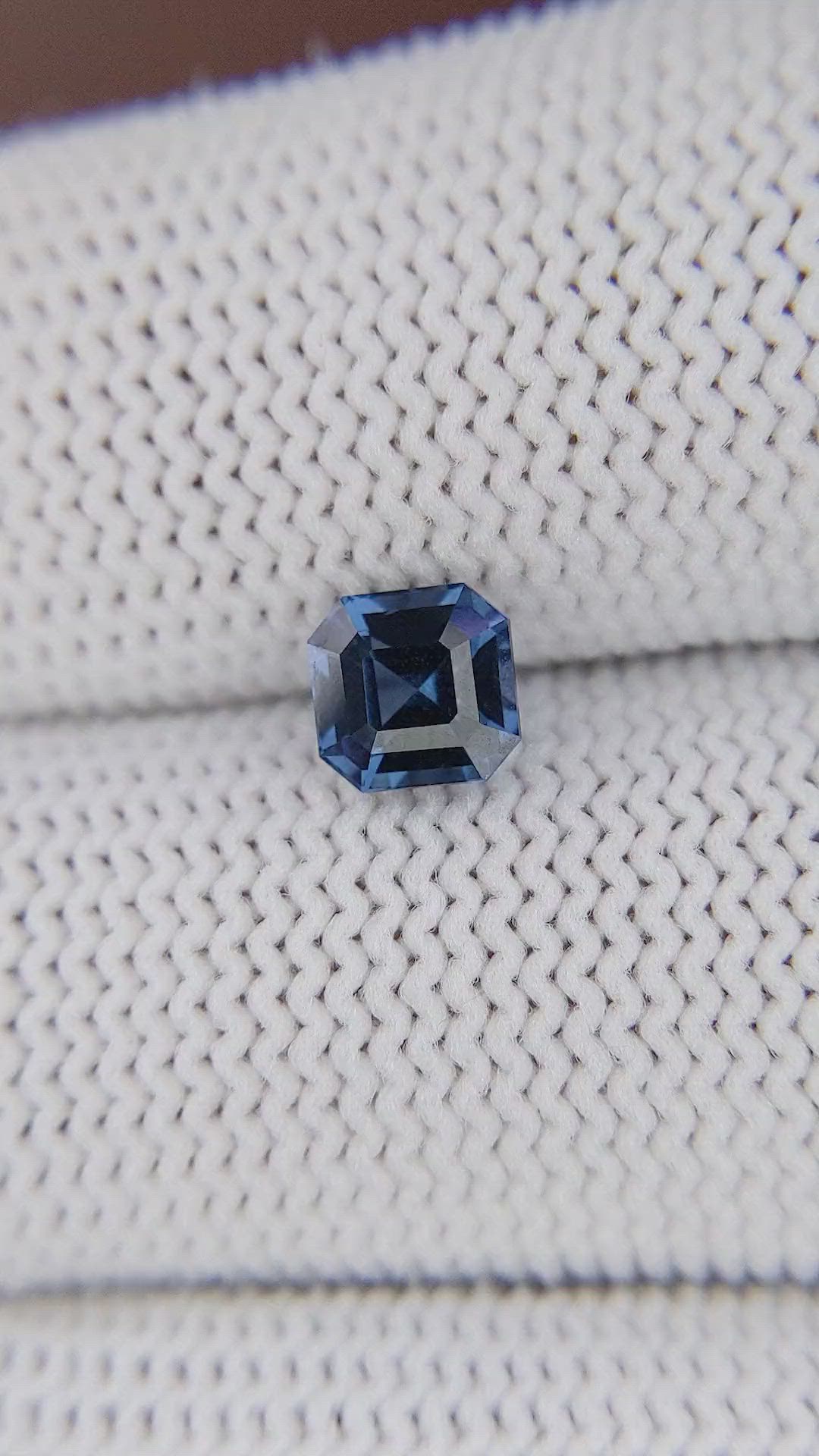 1.06 Ct. Blue Spinel from Tanzania Size Video