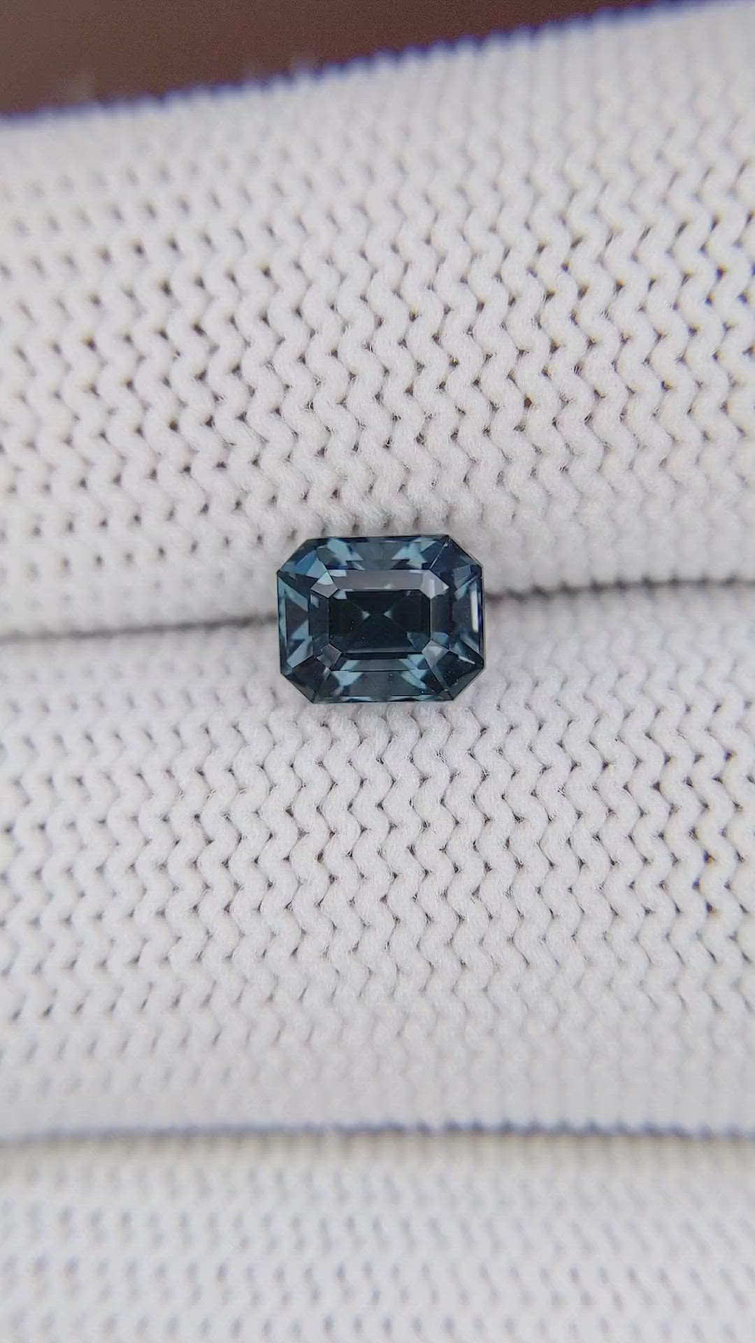 1.53 Ct. Greyish Blue Spinel from Tanzania Size Video