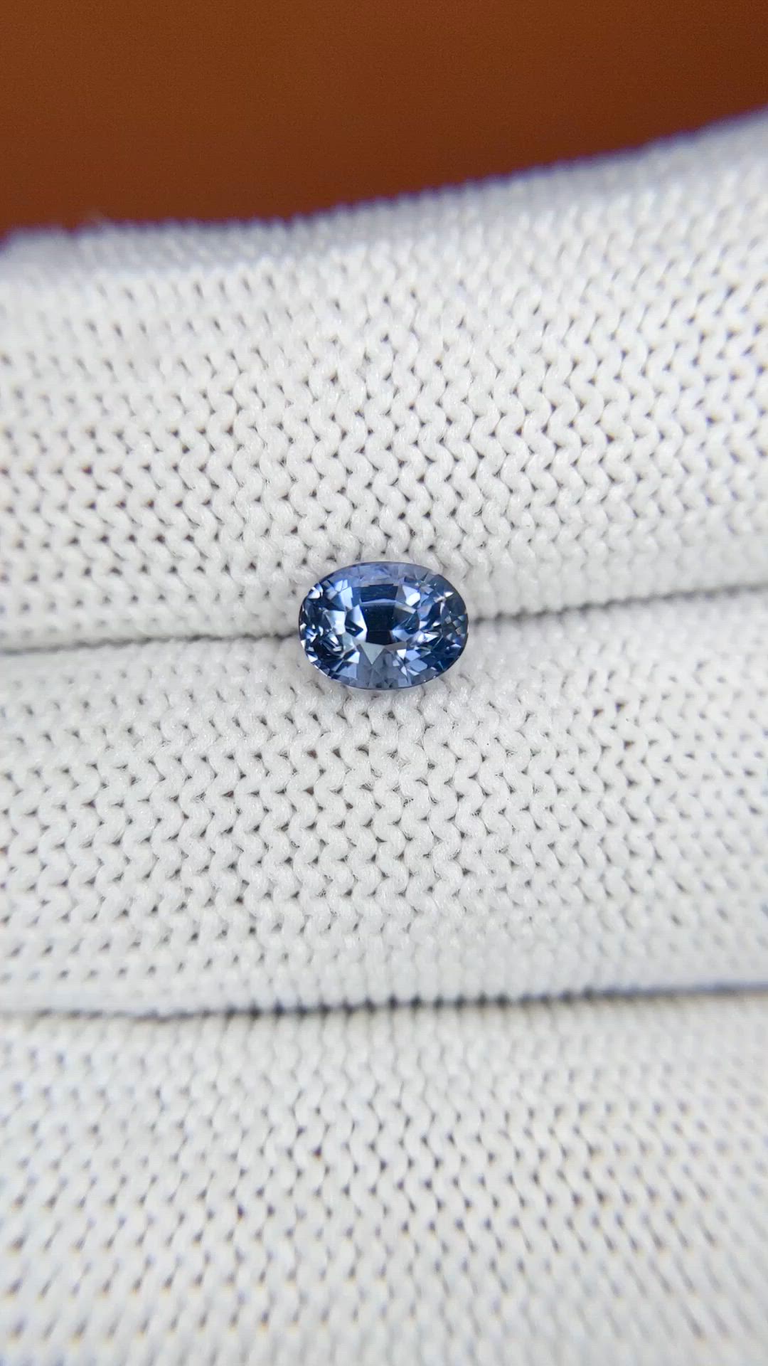 1.18 Ct. Blue Spinel from Ceylon (Sri Lanka) Size Video