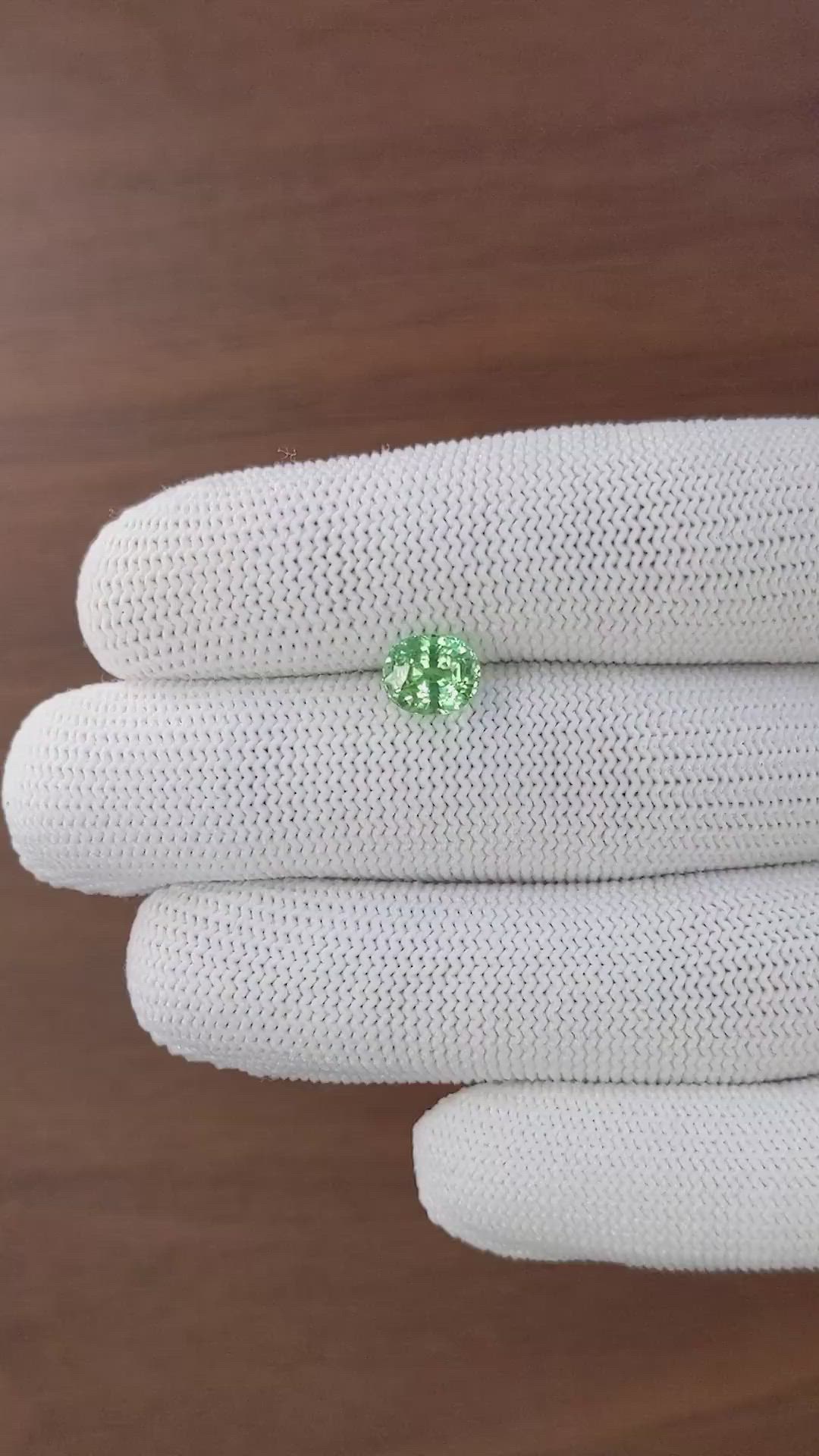 2.14 Ct. Green Kornerupine from Tanzania Size Video