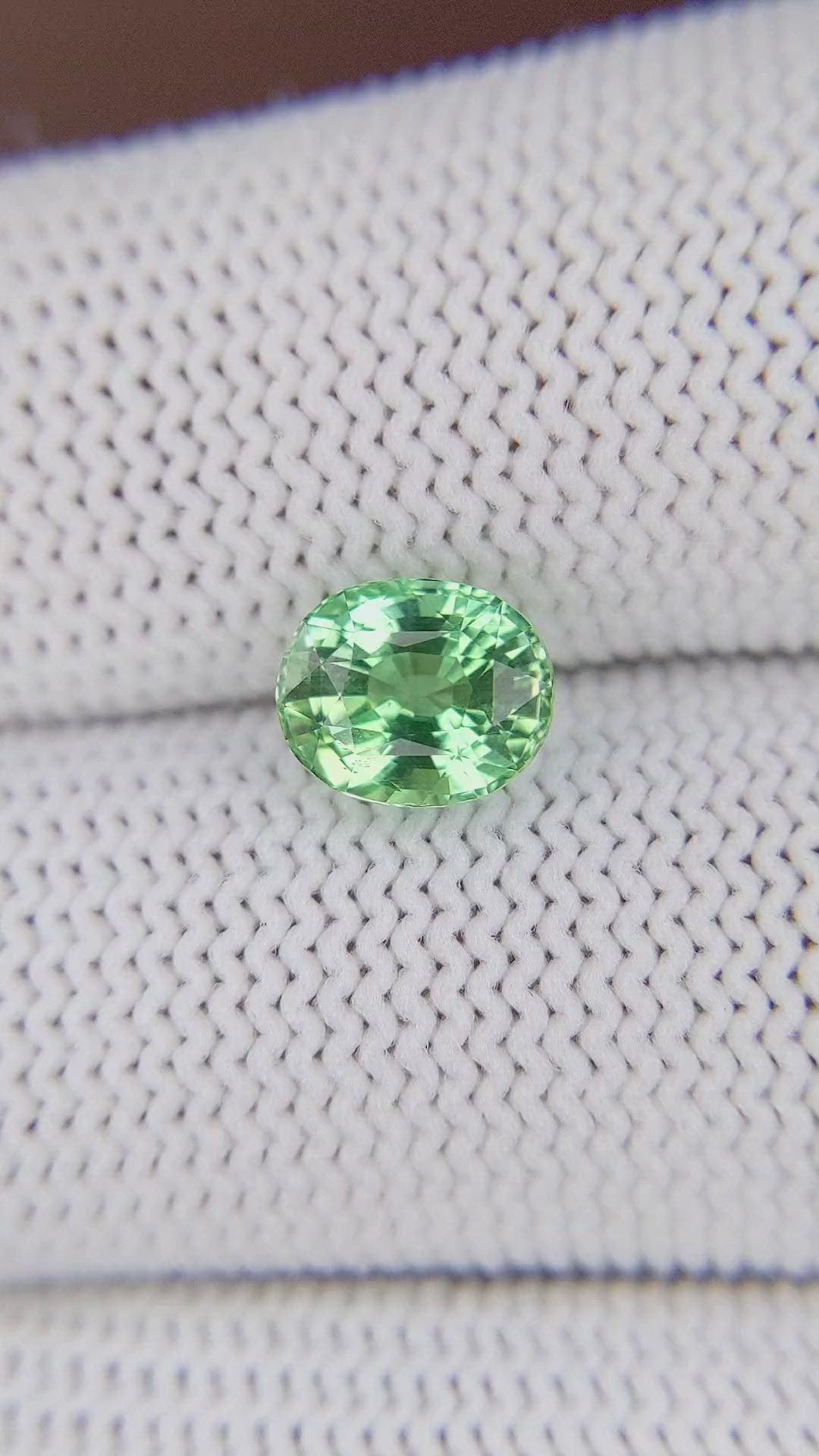 2.14 Ct. Green Kornerupine from Tanzania Size Video