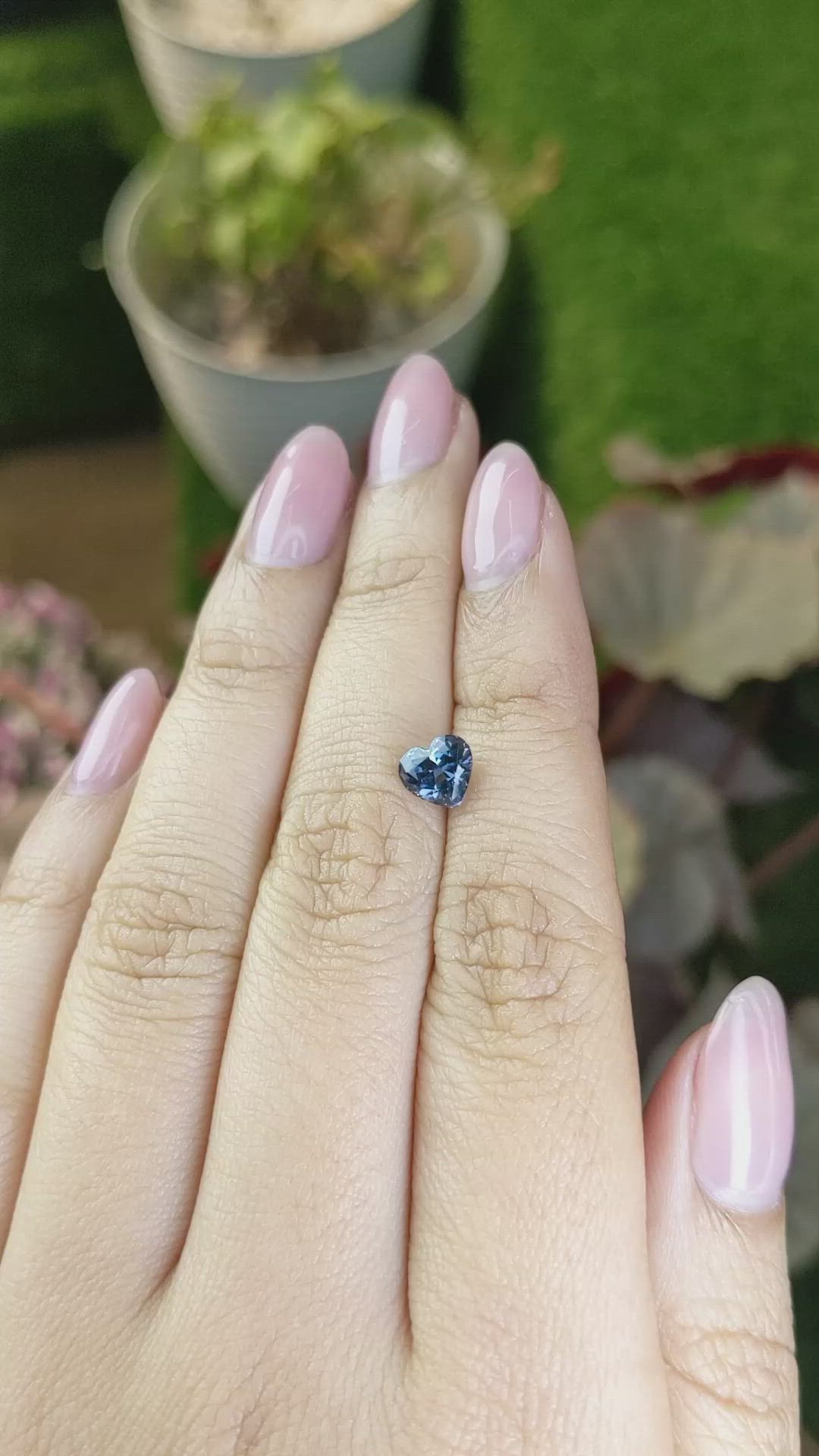 1.16 Ct. Greyish Blue Spinel from Ceylon (Sri Lanka) Size Video