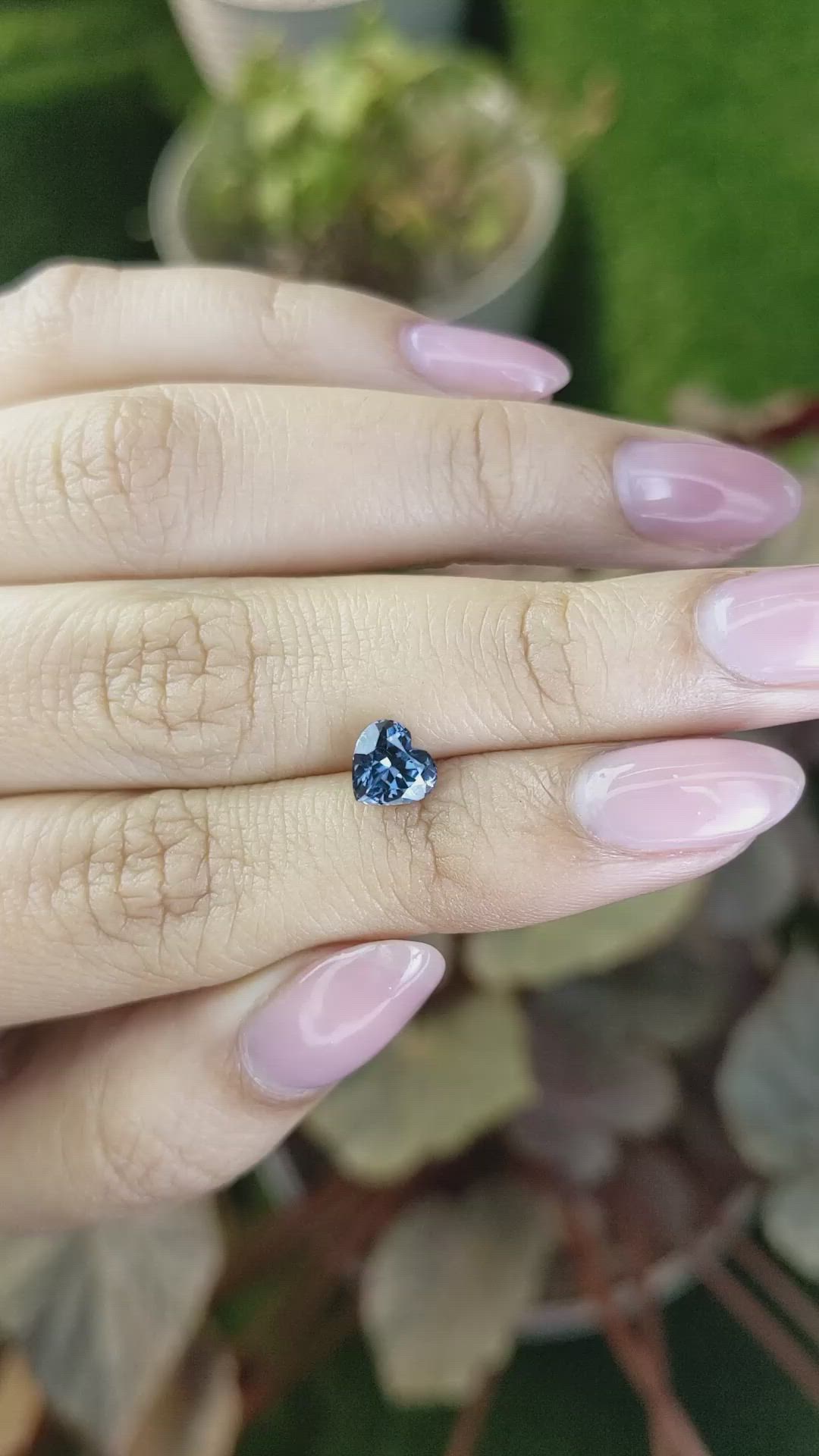 1.16 Ct. Greyish Blue Spinel from Ceylon (Sri Lanka) Size Video