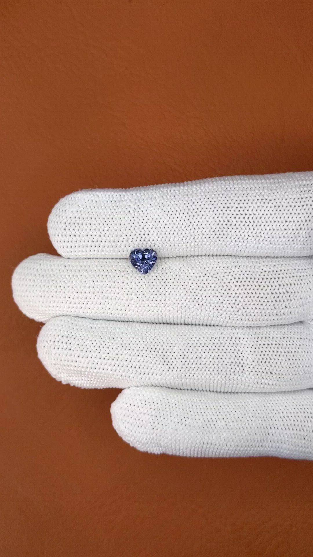 1.16 Ct. Greyish Blue Spinel from Ceylon (Sri Lanka) Size Video