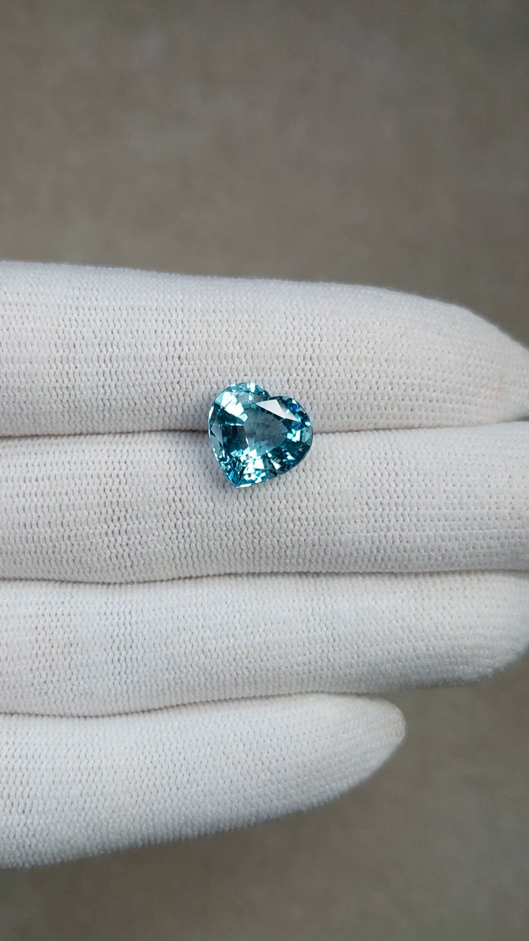 4.55 Ct. Blue Aquamarine from Brazil Size Video