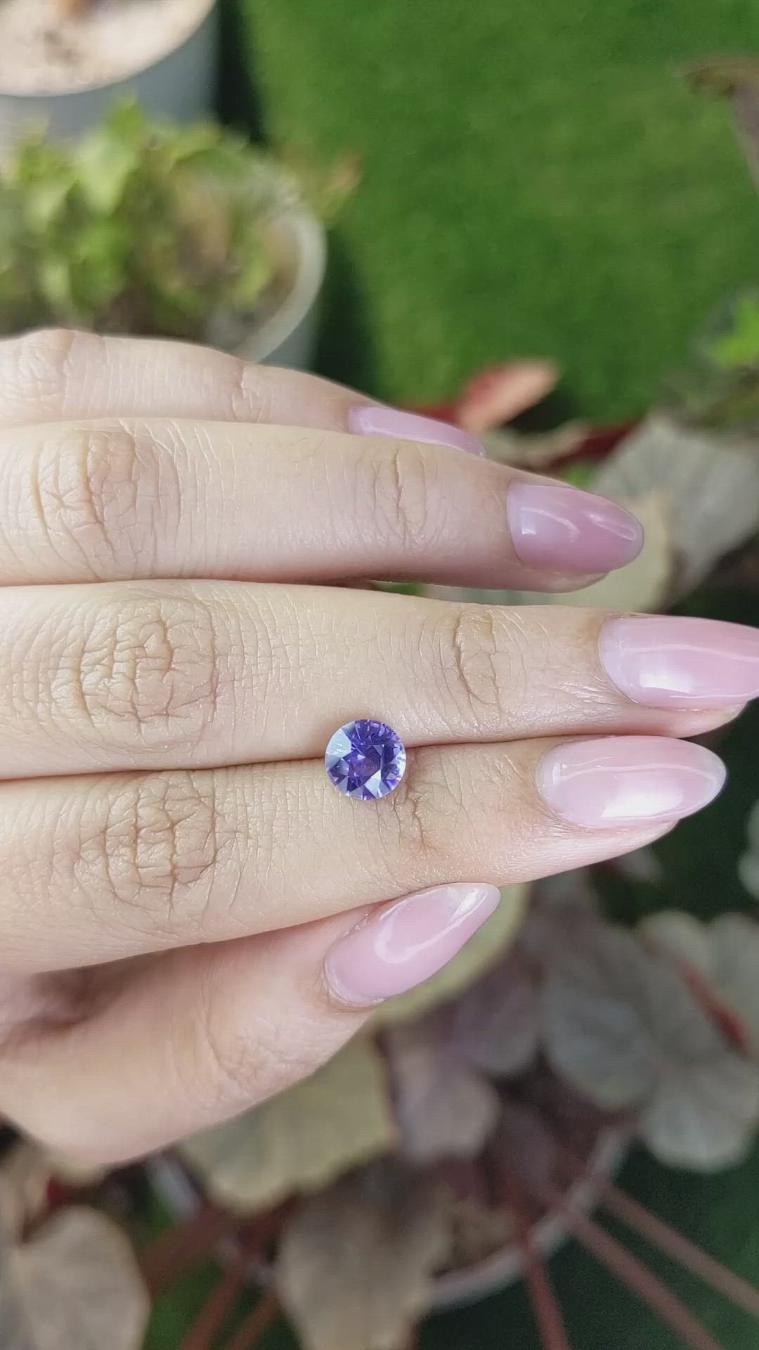 1.39 Ct. Purple Spinel from Ceylon (Sri Lanka) Size Video