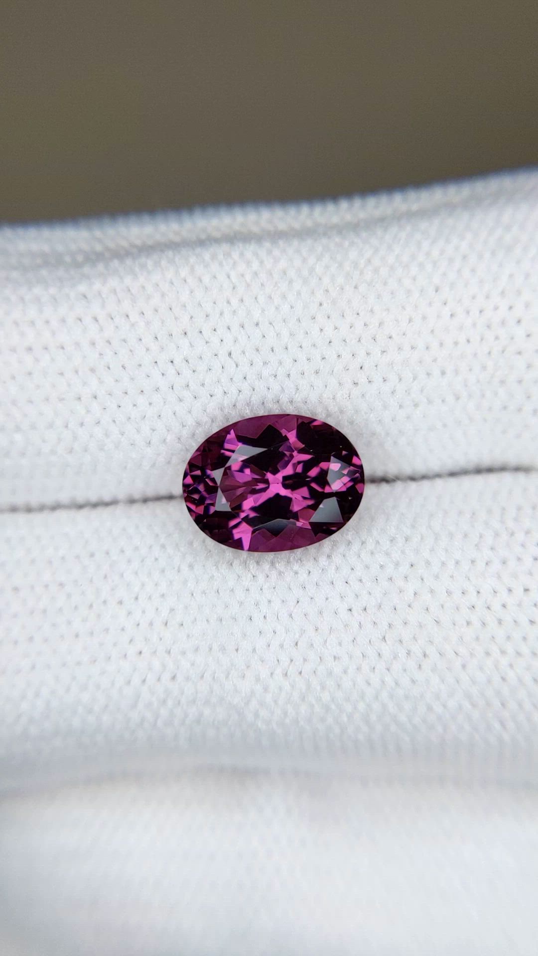 2.51 Ct. Pinkish Purple Spinel from Tanzania Size Video