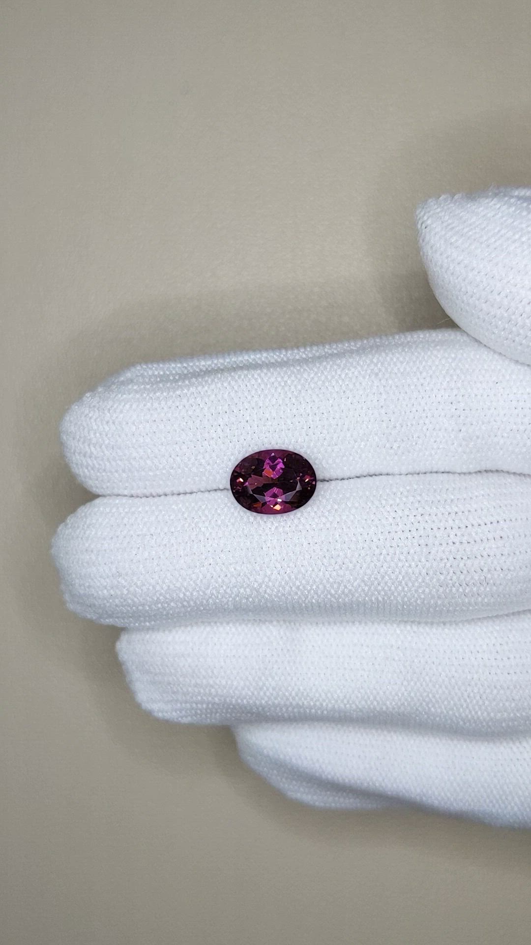 2.51 Ct. Pinkish Purple Spinel from Tanzania Size Video