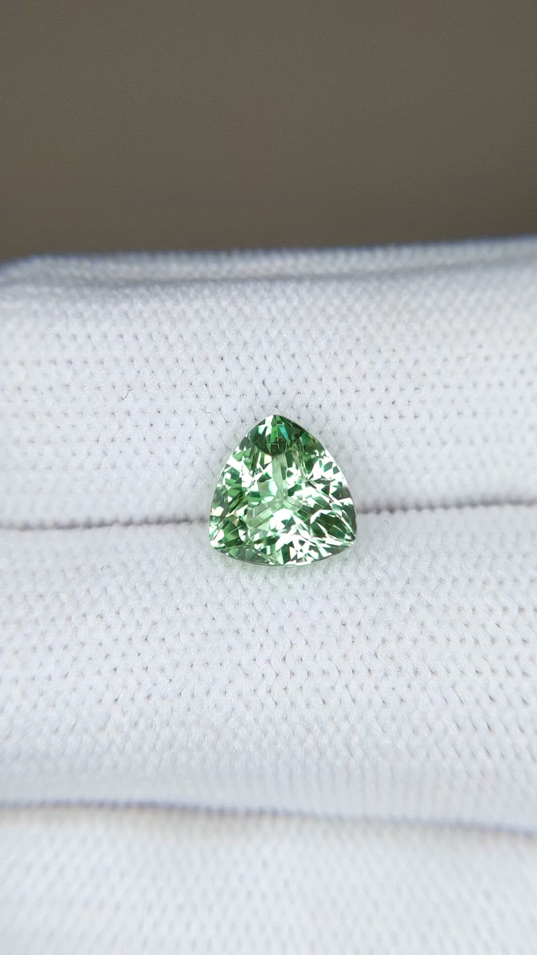 2.14 Ct. Green Garnet from Tanzania Size Video