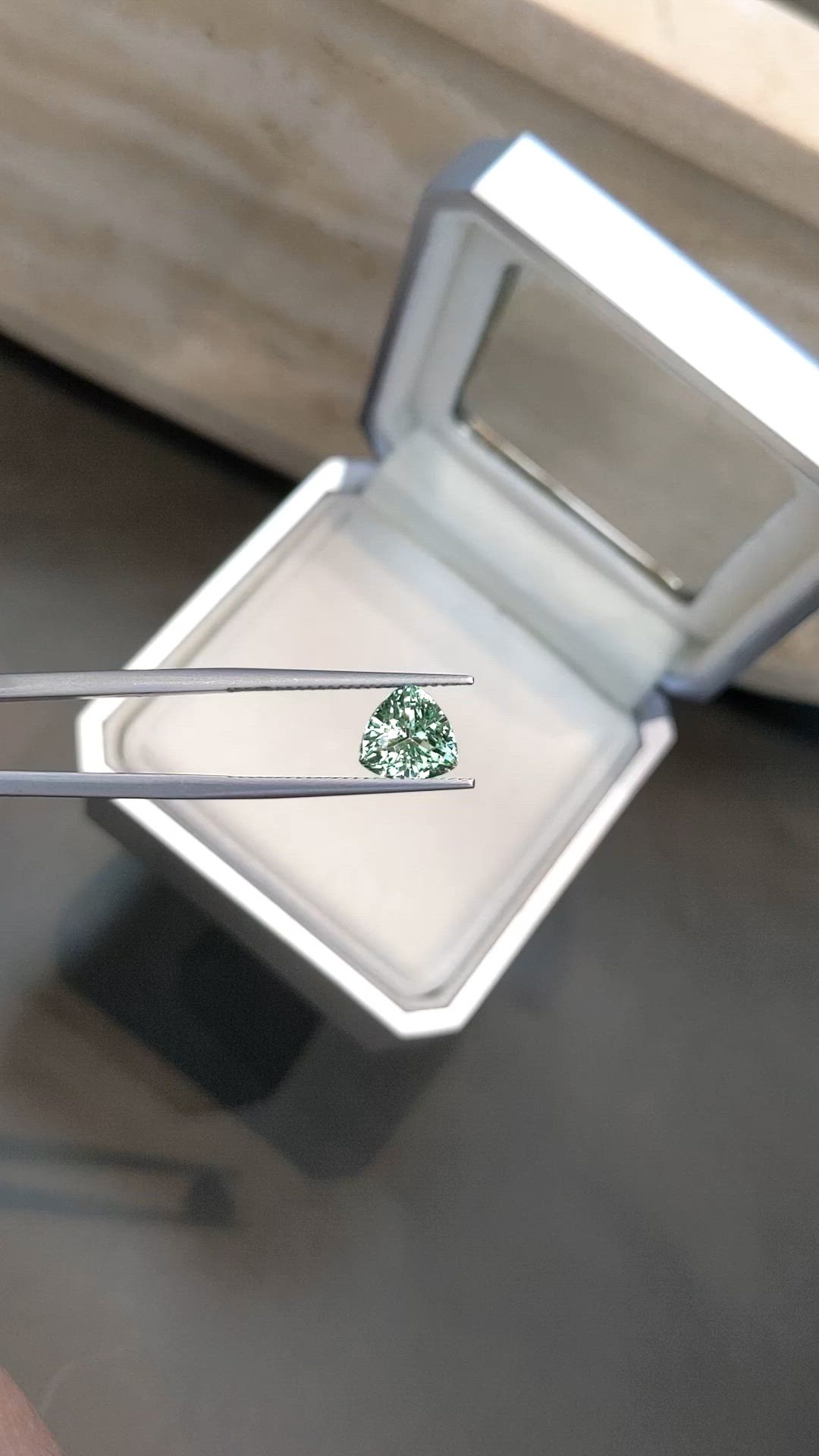 2.14 Ct. Green Garnet from Tanzania Size Video