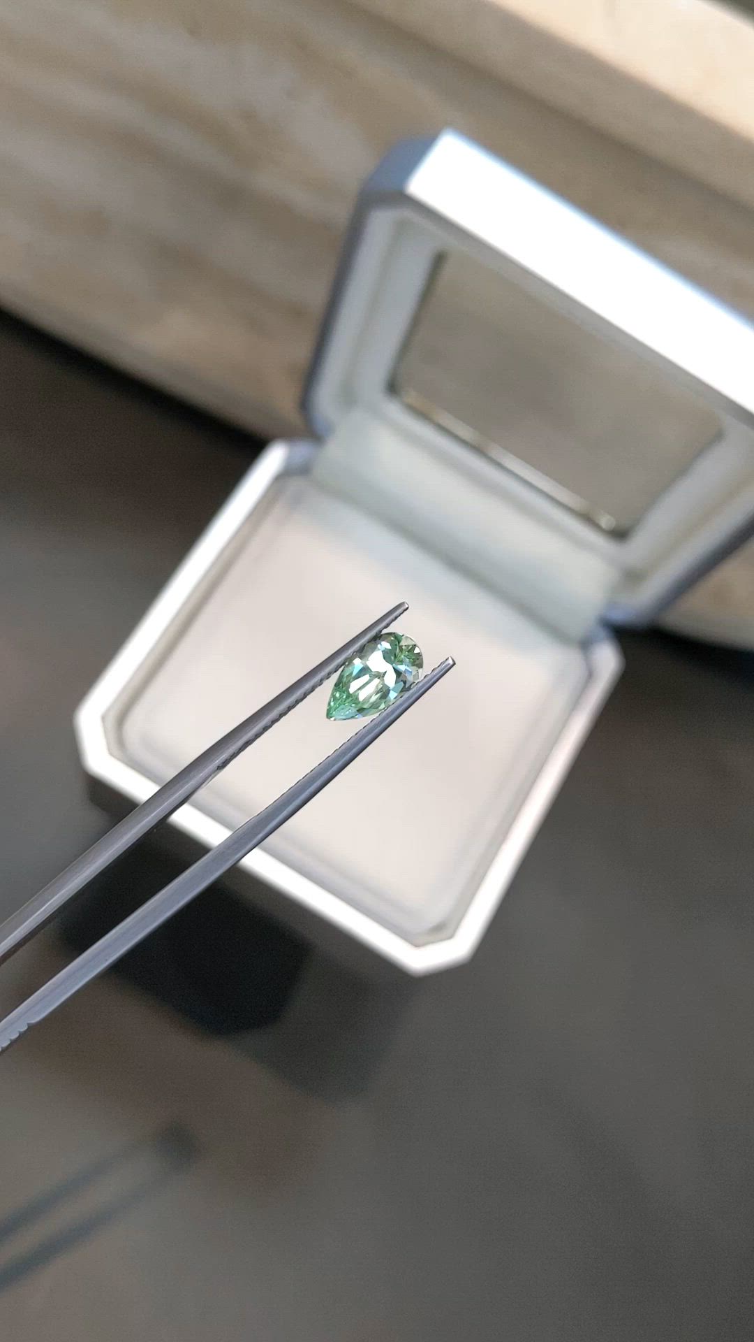 1.53 Ct. Yellowish Green Garnet from Tanzania Size Video