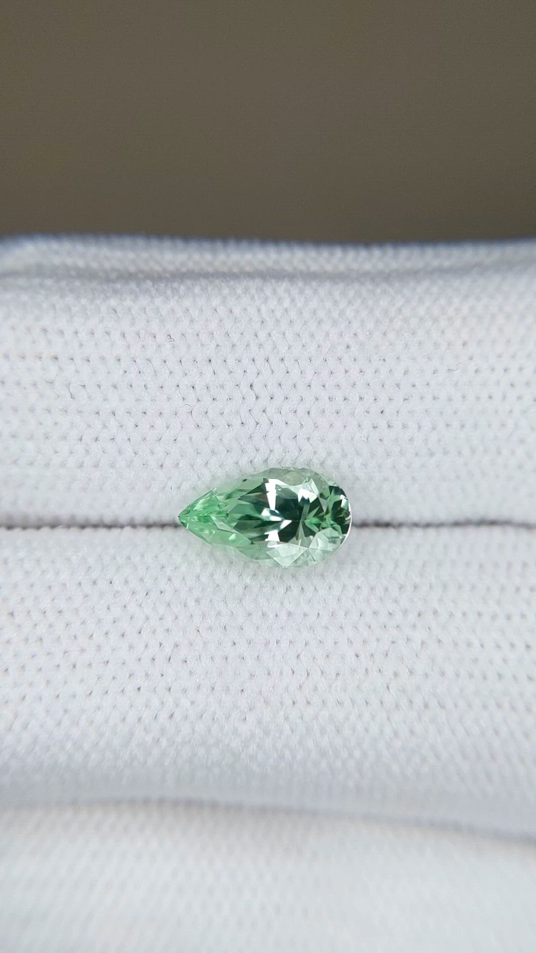 1.53 Ct. Yellowish Green Garnet from Tanzania Size Video