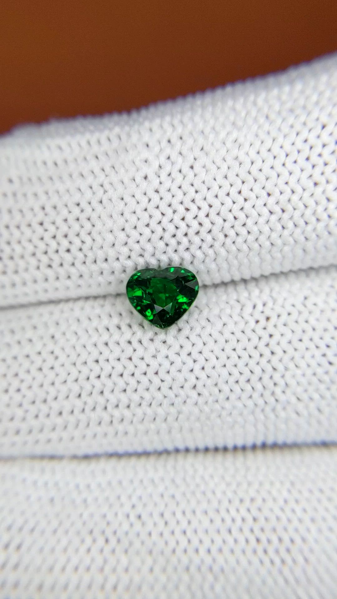 1.02 Ct. Tsavorite Garnet from Pakistan Size Video