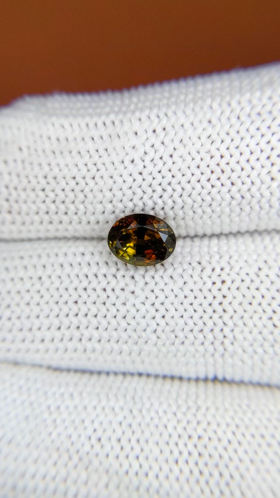 1.38 Ct. Bi Color Andalusite from Brazil Size Video