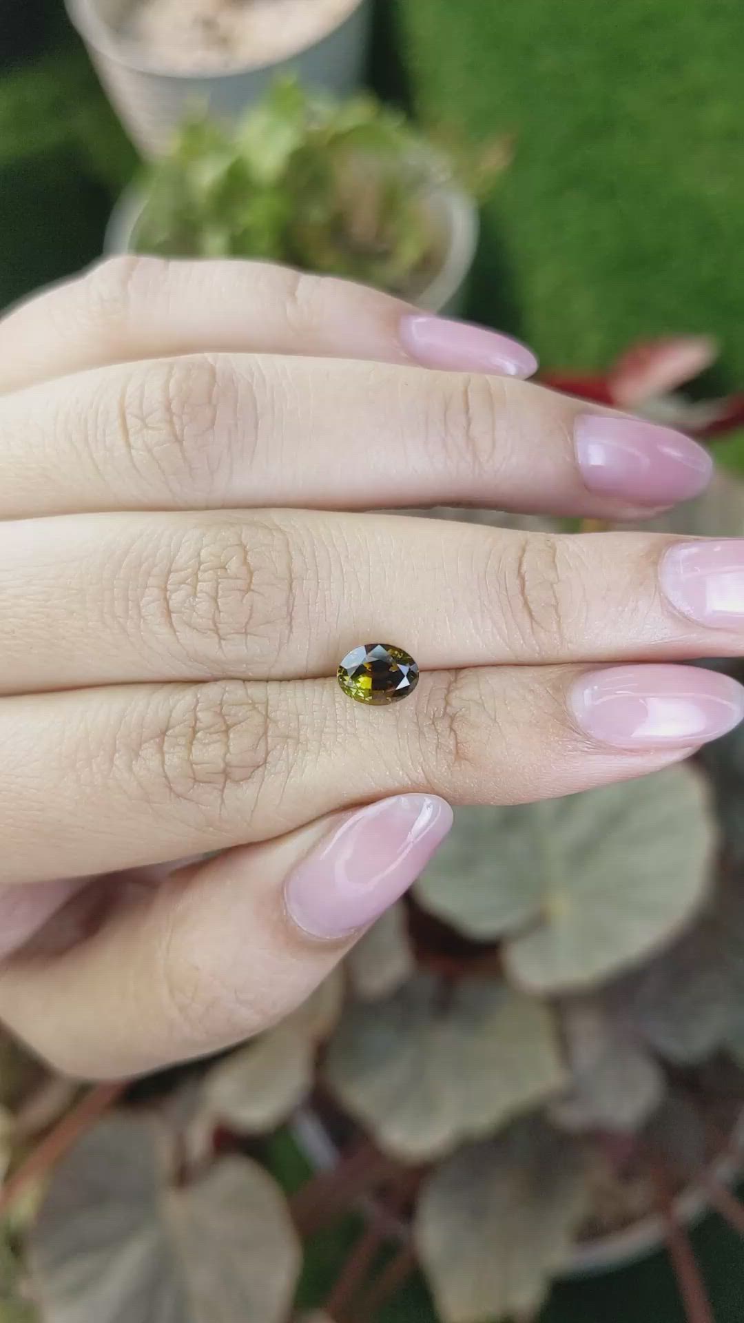1.38 Ct. Bi Color Andalusite from Brazil Size Video
